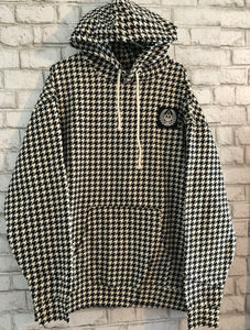 Hounds tooth heavyweight pullover, only available until Sept 28th