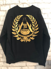 Load image into Gallery viewer, Mandible crew neck sweater metallic gold